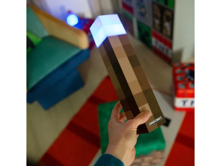 LED Tischlampe / Fackel, mit Wandhalterung
