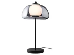 LED-Tischleuchte, Lampenschirm aus hochwertigem Glas