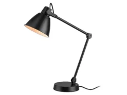 LED-Tischleuchte, mit neigbarem Federgelenk-Arm