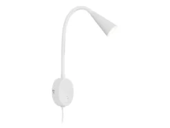 LED-Wandleuchte, mit flexiblem Metallhals