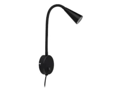 LED-Wandleuchte, mit flexiblem Metallhals