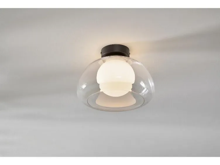 LED-Wand- und Deckenleuchte, Lampenschirm aus hochwertigem Glas