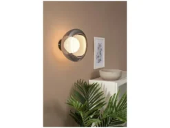 LED-Wand- und Deckenleuchte, Lampenschirm aus hochwertigem Glas