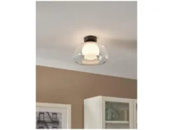 LED-Wand- und Deckenleuchte, Lampenschirm aus hochwertigem Glas