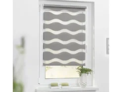 Lichtblick Duo Rollo Welle Klemmfix, ohne Bohren, ab 45 x 150 cm
