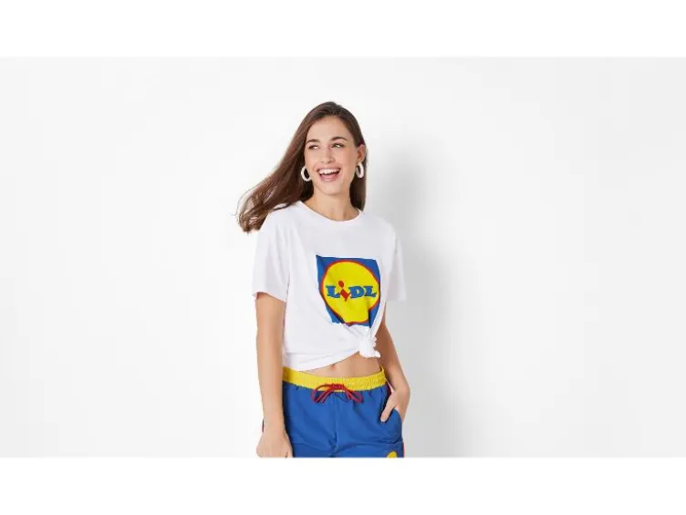 Lidl Damen T-Shirt, aus reiner Bio-Baumwolle