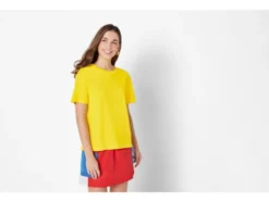 Lidl Damen T-Shirt, aus reiner Bio-Baumwolle