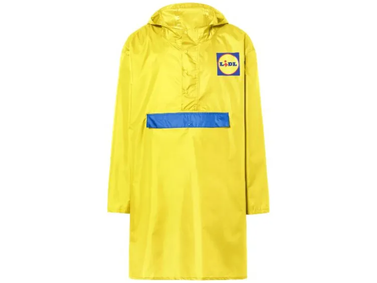 Lidl Herren / Damen Regenponcho, wind- und wasserdicht