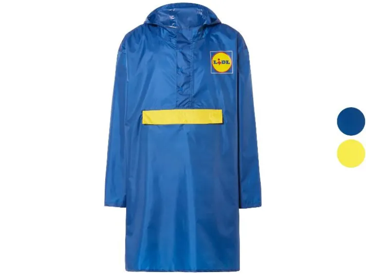 Lidl Herren / Damen Regenponcho, wind- und wasserdicht