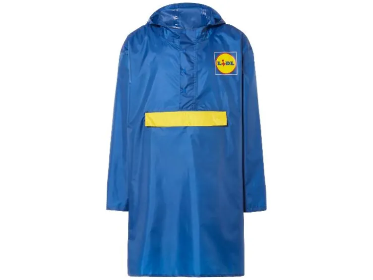 Lidl Herren / Damen Regenponcho, wind- und wasserdicht