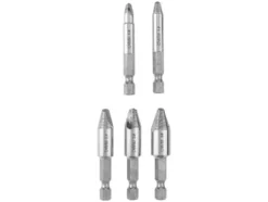 Lochsägen-Set / HSS-Schraubenausdreher / Winkel-Bithalter mit Bit-Set / Flexible Welle