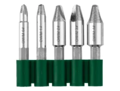 Lochsägen-Set / HSS-Schraubenausdreher / Winkel-Bithalter mit Bit-Set / Flexible Welle