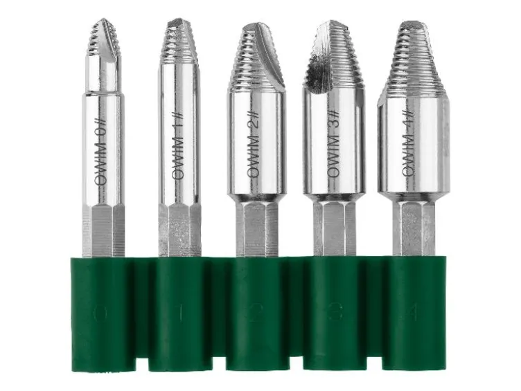 Lochsägen-Set / HSS-Schraubenausdreher / Winkel-Bithalter mit Bit-Set / Flexible Welle