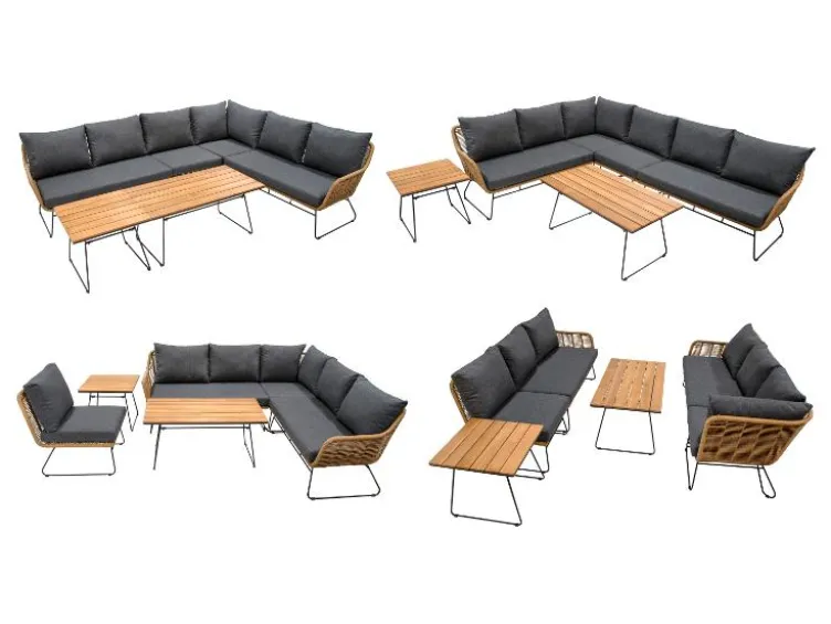 Lounge »Montreux«, 4-teilig, inkl. Sitz- und Rückenkissen