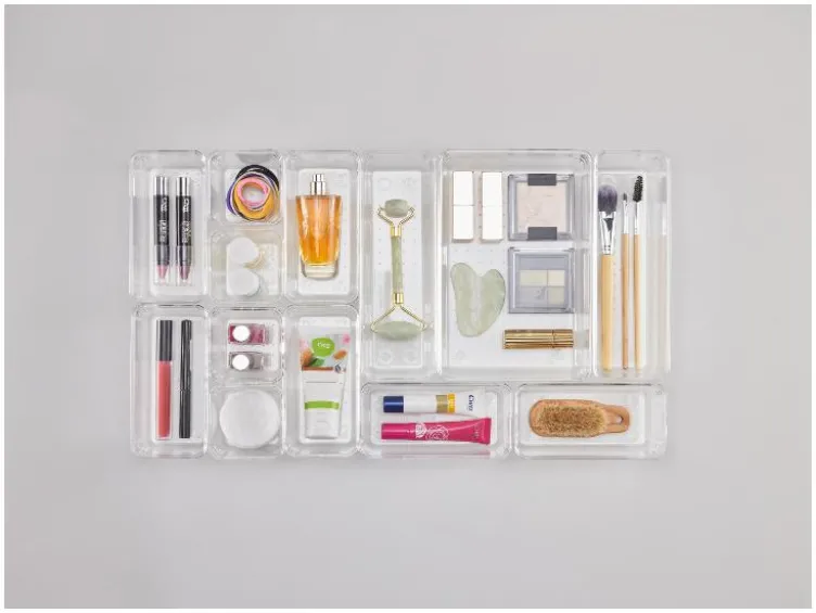 Make-up-Organizer-Set, individuell zusammensteckbar