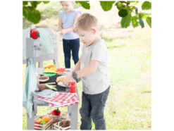 Matschküche »BBQ«, aus wetterfestem, robustem Massivholz