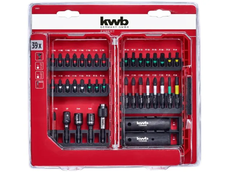 M-CASE Impact Bit Set, 39-teilig