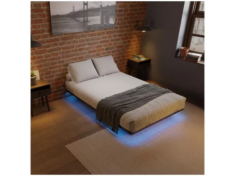 Metallbett Palamos mit LED