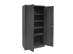 Metallschrank anthrazit, H 168 X B 80 X T 40cm, 250kg Belastung