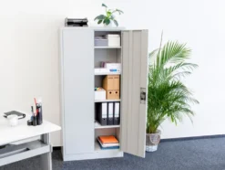 Metallschrank mit Sicherheits-Zylinderschloss