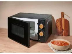 Mikrowelle »SMWH 700 C1« mit Holzdesign, ca. 17 l