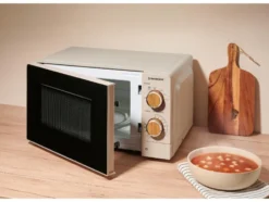 Mikrowelle »SMWH 700 C1« mit Holzdesign, ca. 17 l