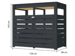 Mülltonnenbox »Jack«, 2 x 240-Liter