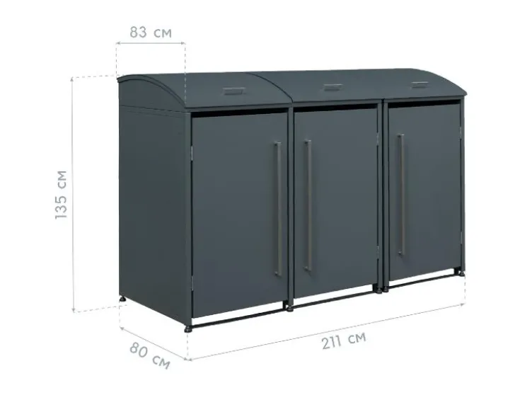 Mülltonnenbox »Moderna«