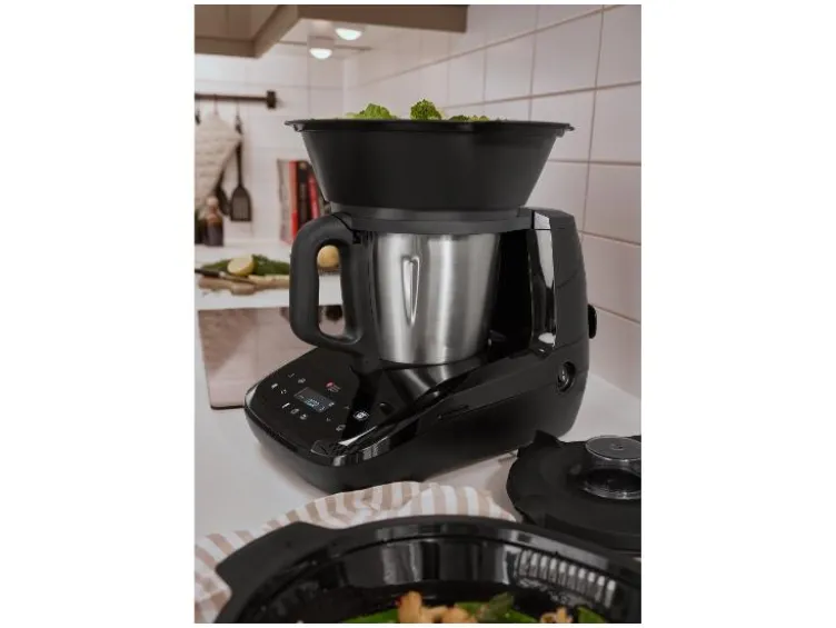 Monsieur Cuisine compact SMCC 1100 A1 + Dampfgaraufsatz
