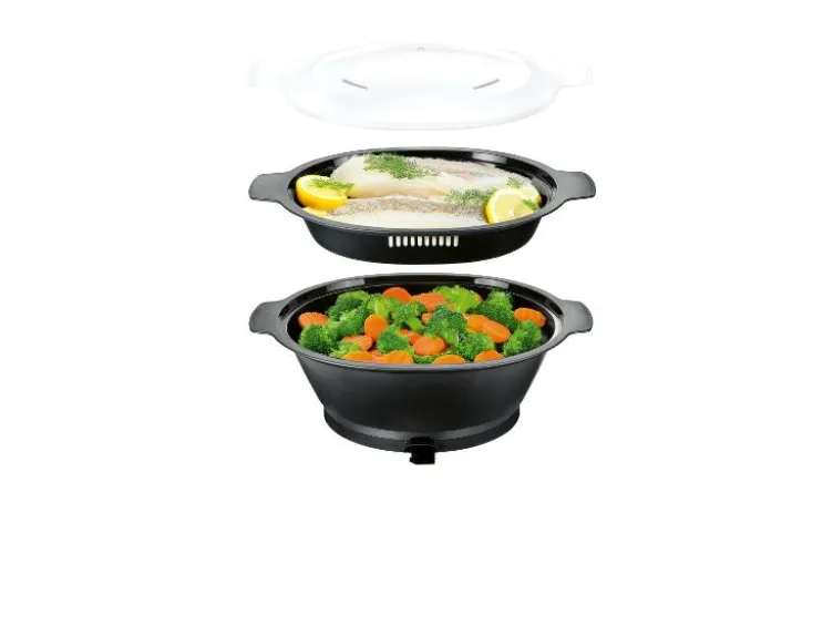 Monsieur Cuisine compact SMCC 1100 A1 + Dampfgaraufsatz