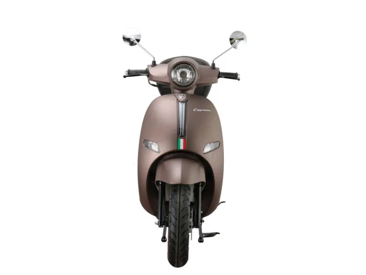 Motorroller Cappucino 125 ccm 85 km/h EURO 5+ mattbraun inkl. Topcase