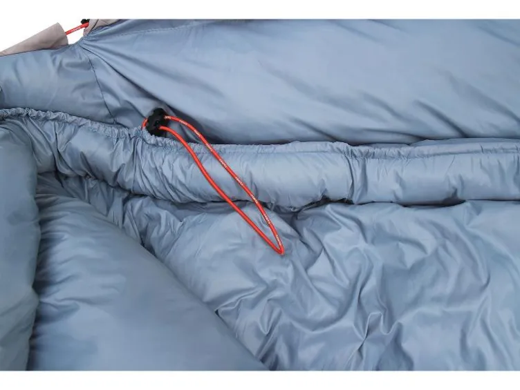 Mumienschlafsack Naram grau/blau