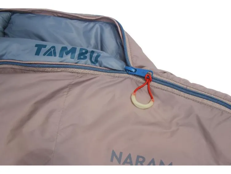 Mumienschlafsack Naram grau/blau