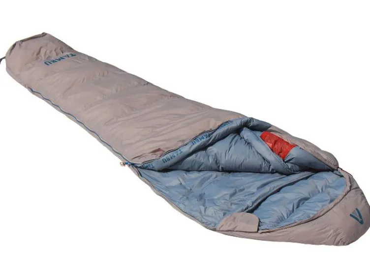 Mumienschlafsack Naram grau/blau