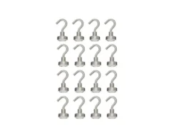 Neodym-Magnete / Magnethalter mit Clip / Magnethaken / Ösenmagnete / Senkkopf-Topfmagnet-Set