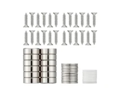 Neodym-Magnete / Magnethalter mit Clip / Magnethaken / Ösenmagnete / Senkkopf-Topfmagnet-Set