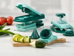 Nicer Dicer »Fusion Smart«, 16-teilig, 1,25 l Auffangbehälter, Klingen aus Edelstahl