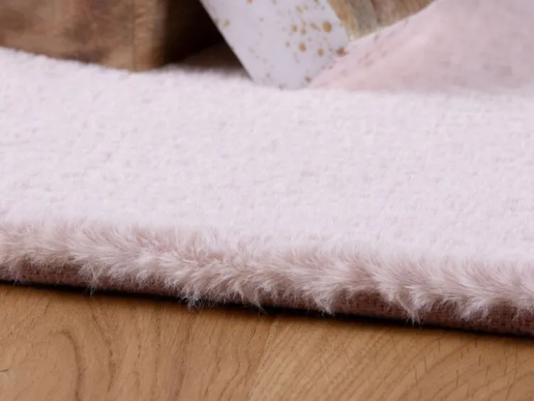 Obsession Teppich »My Cha Cha 535«, mit Kaninchenfell Haptik, geeignet für Fußbodenheizung