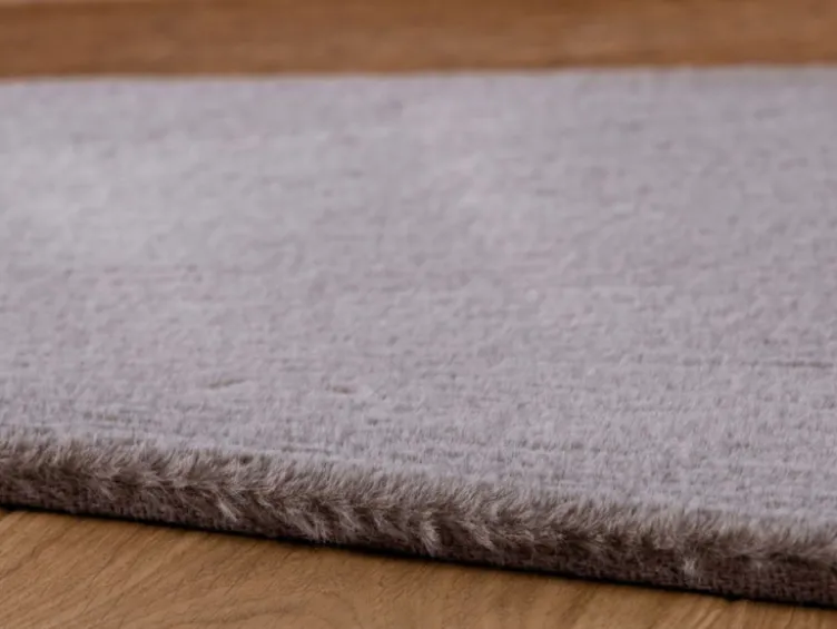 Obsession Teppich »My Cha Cha 535«, mit Kaninchenfell Haptik, geeignet für Fußbodenheizung