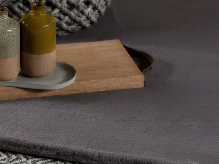 Obsession Teppich »My Cha Cha 535«, mit Kaninchenfell Haptik, geeignet für Fußbodenheizung