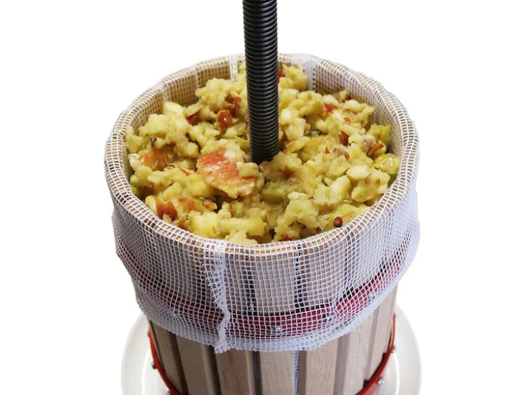 Obstpresse, mechanisch, mit Stahlspindel