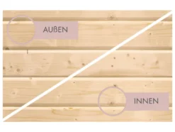 Outdoor Fasssauna »Molly«, 9 kW Ofen, L 225 x B 175 x H 229 cm