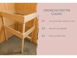 Outdoor Fasssauna »Molly«, 9 kW Ofen, L 225 x B 175 x H 229 cm