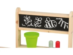 Outdoor Matschküche auf Rädern, aus Echtholz