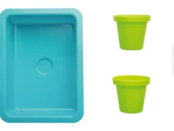 Outdoor Matschküche auf Rädern, aus Echtholz