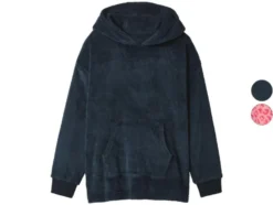 Oversize-Plüschhoodie