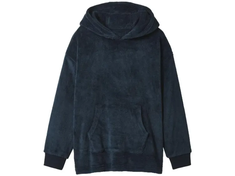 Oversize-Plüschhoodie