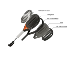 Padelschläger »12K Carbon PRO - Stefanie Graf«