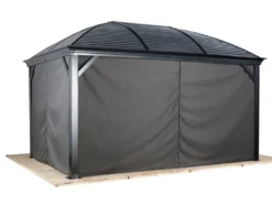 Pavillon Moreno 10x14, galv. Stahl