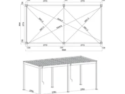 Pavillon »Superior«, aus Aluminium